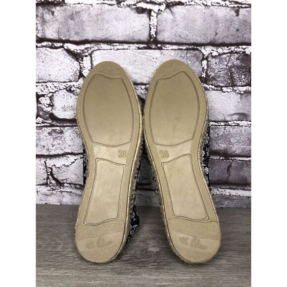 Castaner Espadrilles Blue Floral Canvas Fabric Slip On Flats Women Sz 38EU/7.5US - Picture 9 of 16